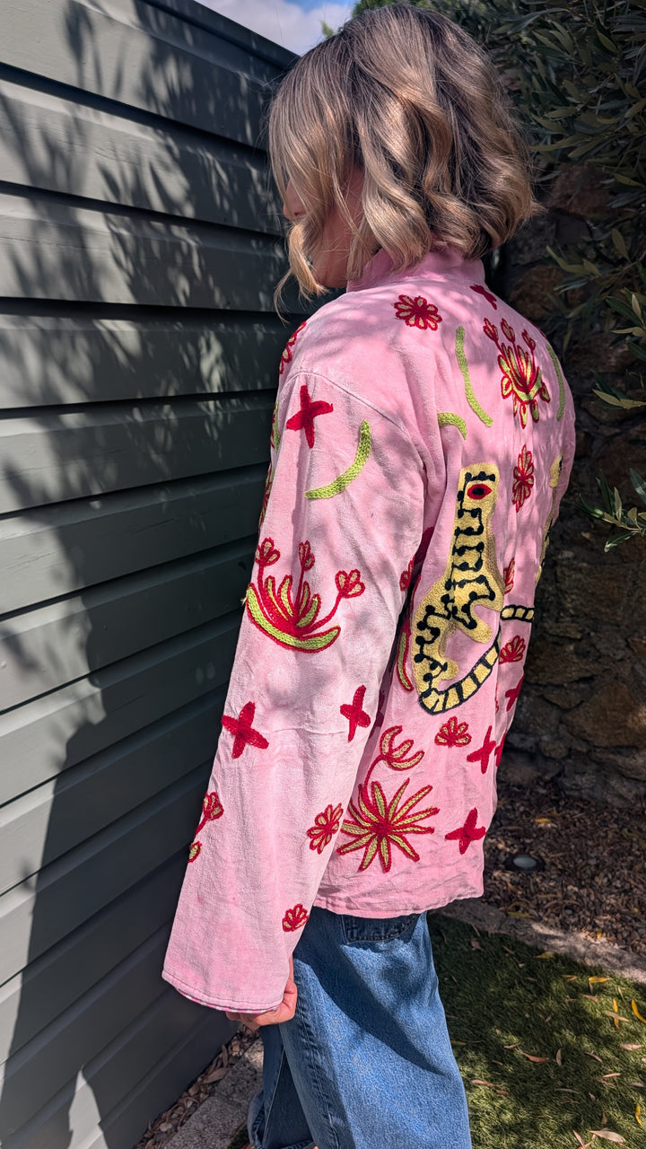 Embroidered Velvet Suzani Jacket | No. 067