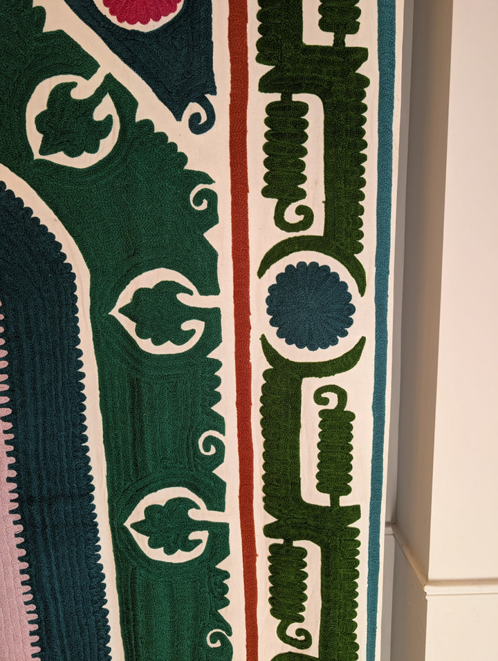 Suzani 020, Bold Greens
