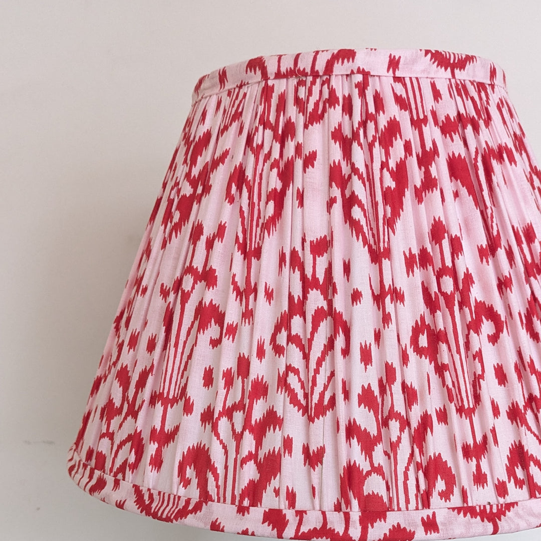 Jaipur Red Empire Pleated Lampshade