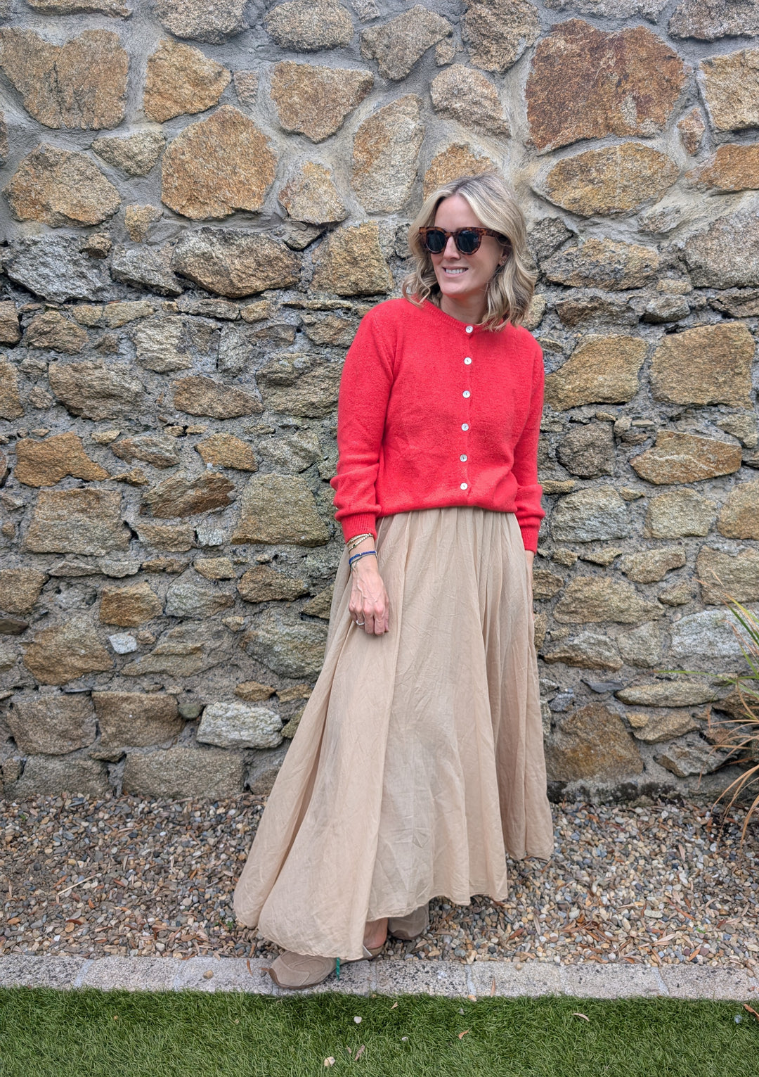 Maxi skirt Camel--LNH Edit