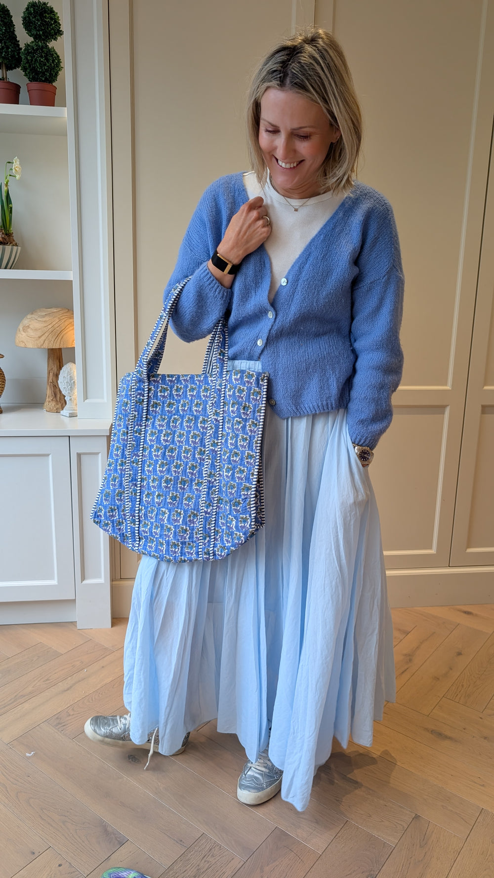 Maxi skirt Blue--LNH Edit