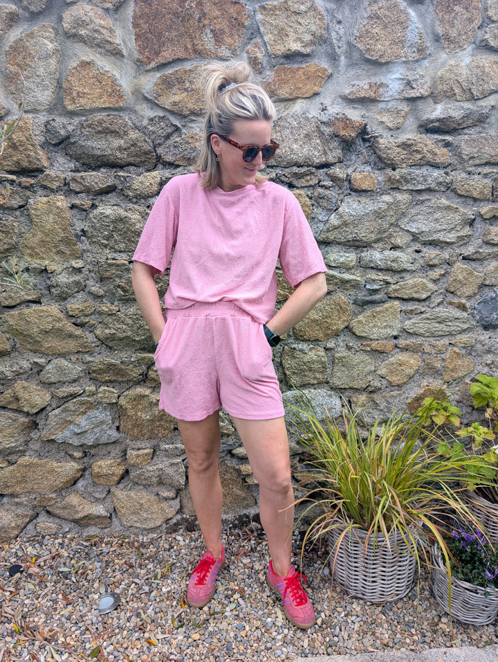 Pink Towelling Set--LNH Edit