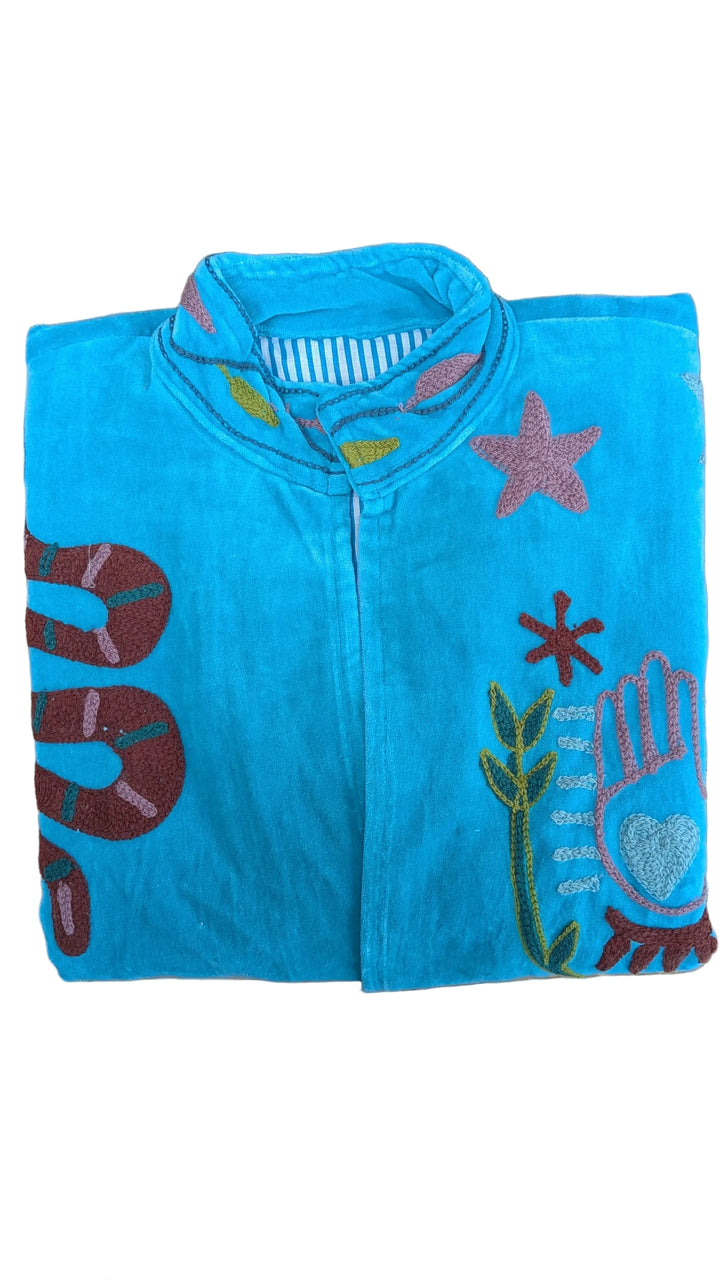Embroidered Velvet Suzani Jacket | No. 051
