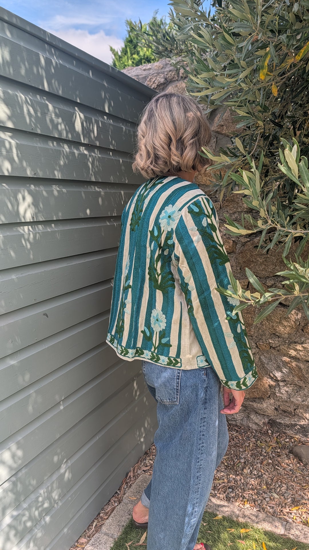 Embroidered Velvet Suzani Jacket | No. 068
