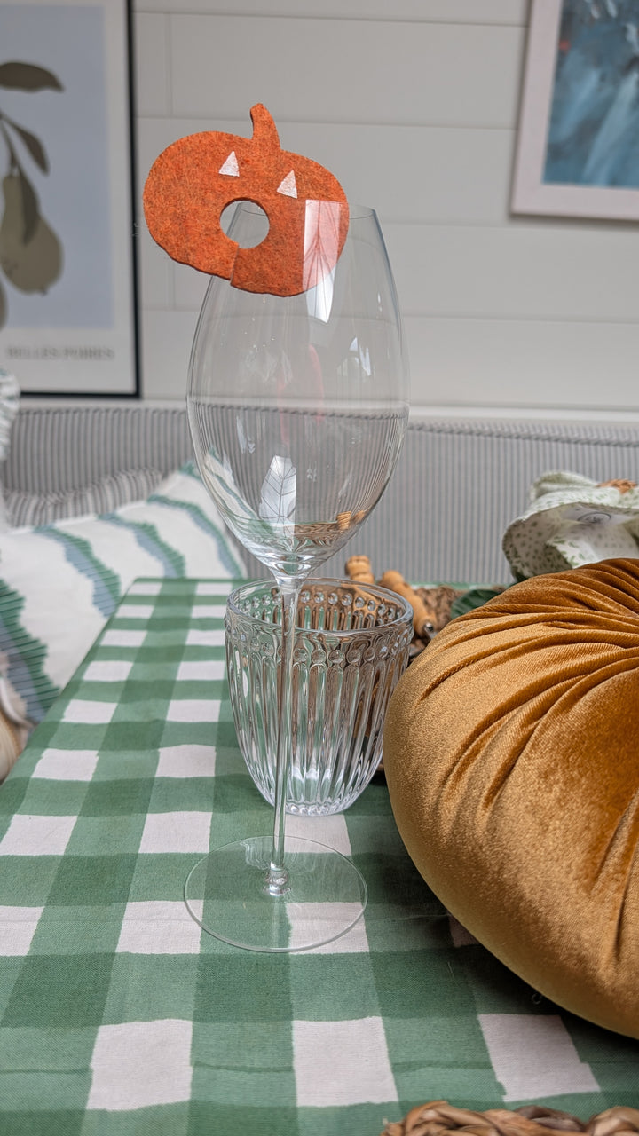 Spooky Glass Markers, Set of 4-Seasonal Decorations-LNH Edit