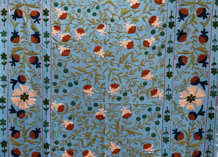Suzani 077, Blue Blossom