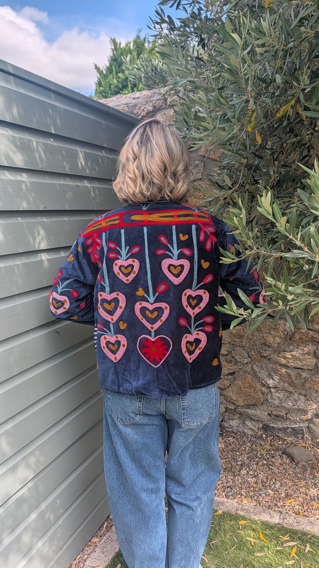 Embroidered Velvet Suzani Jacket | No. 071
