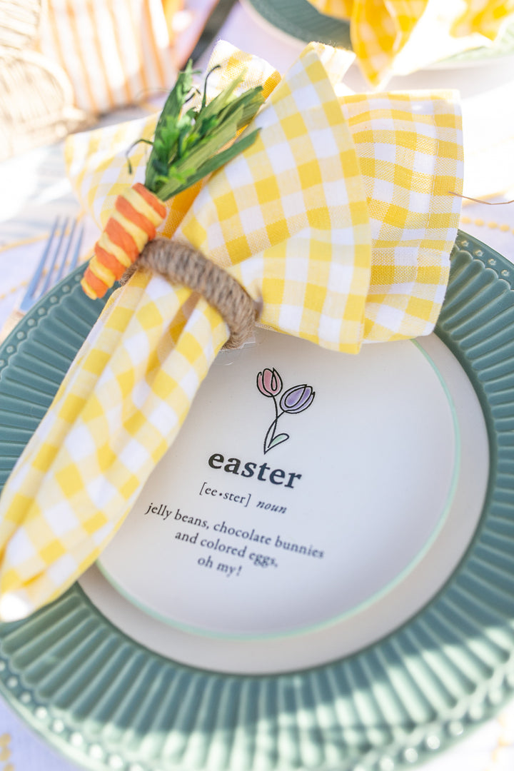 Easter Canape Plates, Set of 4