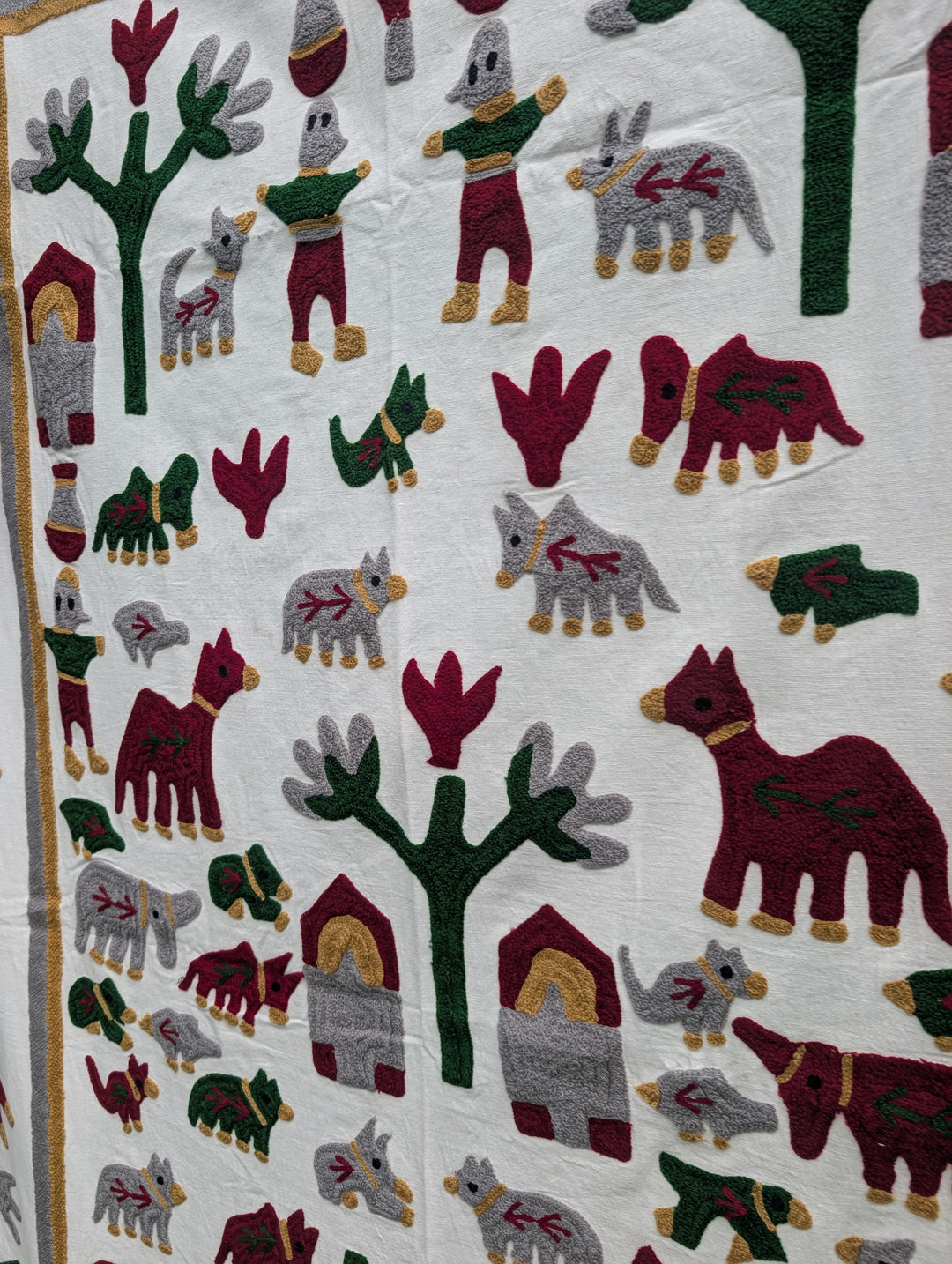 Suzani 026, Neon Camel-throw-LNH Edit