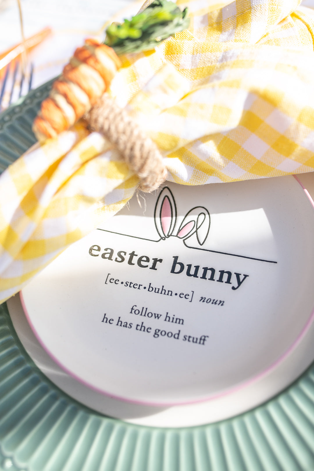 Easter Canape Plates, Set of 4