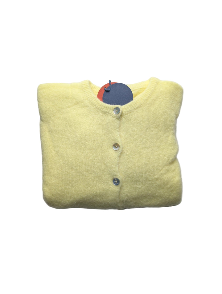 Round neck Alpaca Knitted Cardigan