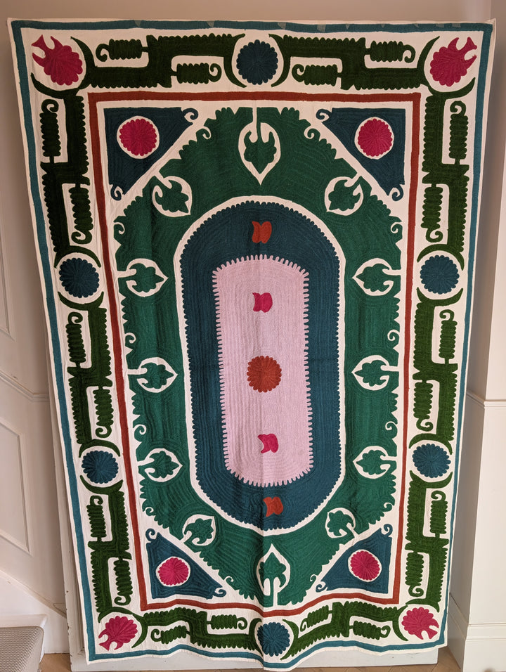 Suzani 020, Bold Greens