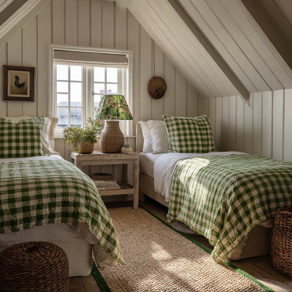 Gingham Green Quilt