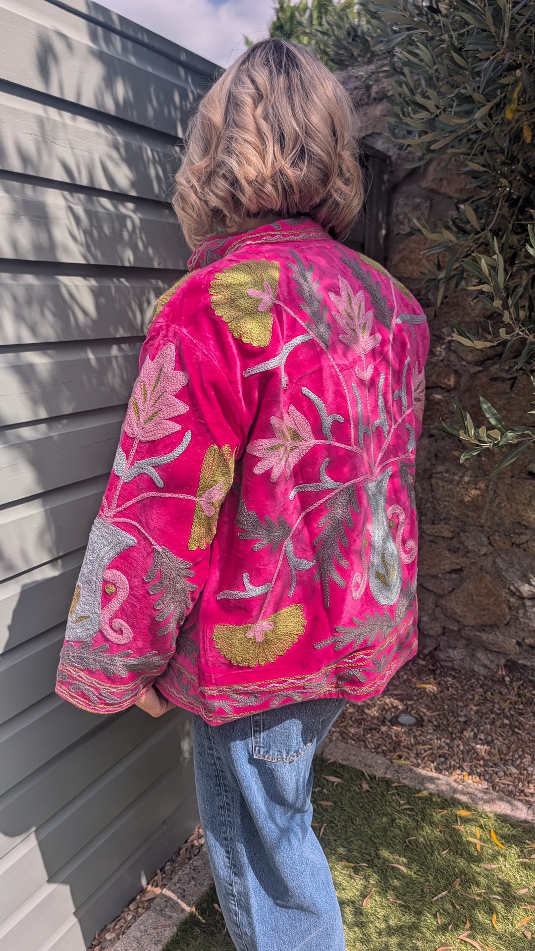 Embroidered Velvet Suzani Jacket | No. 072
