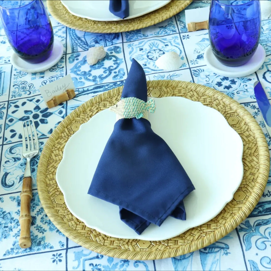 Striped Fish Napkin Ring-Napkin Rings-LNH Edit