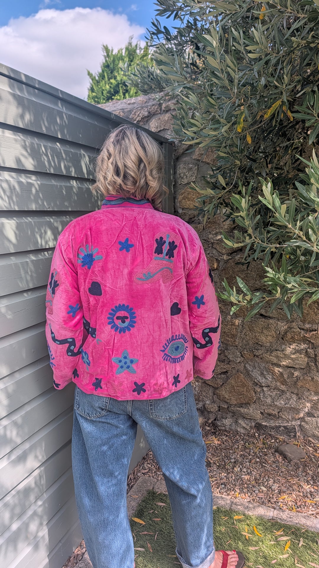 Embroidered Velvet Suzani Jacket | No. 075