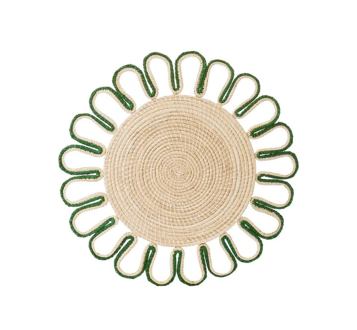 Magnolia Iraca placemat green
