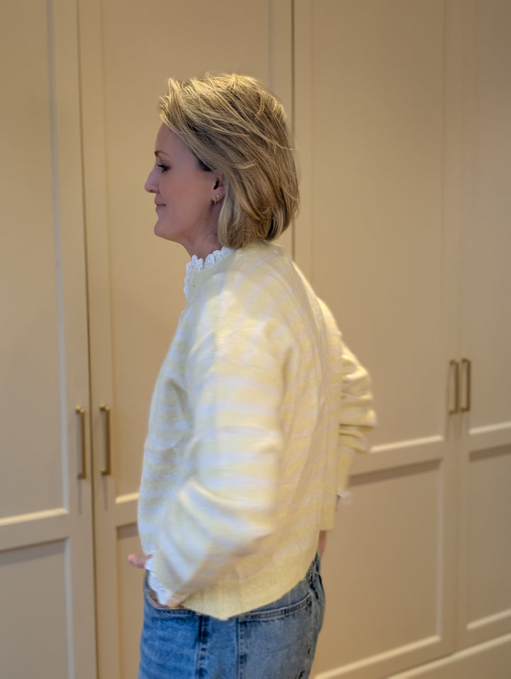 Stripe Super Soft Sweater-Jackets & Coats-LNH Edit