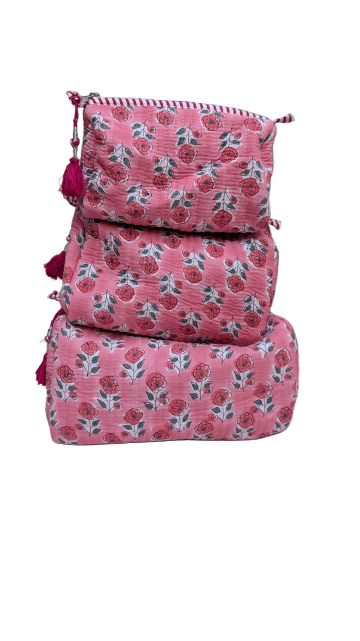 Lola Cosmetic Bag- Set of 3