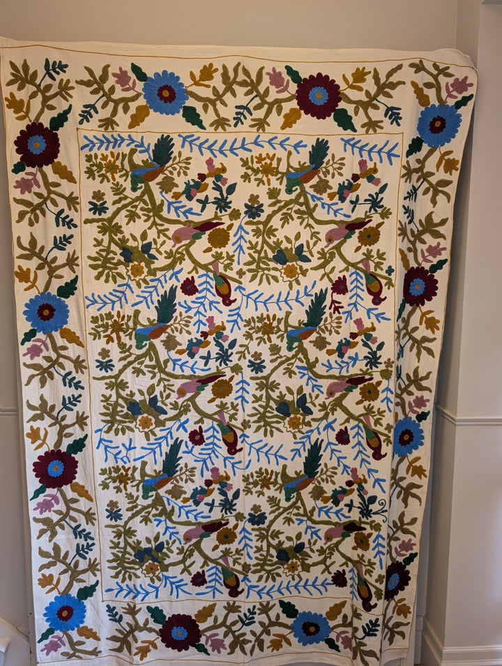 Suzani 009, Birds-throw-LNH Edit