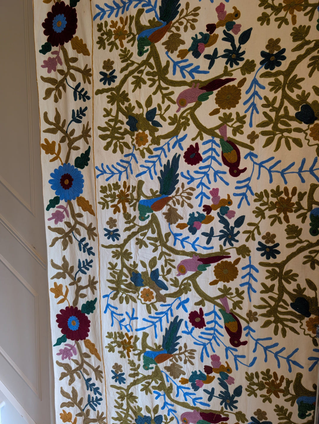 Suzani 009, Birds-throw-LNH Edit