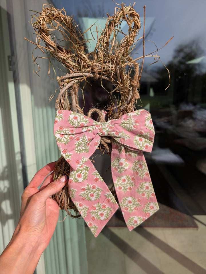 Emily Pink Handmade Bow, 2 sizes