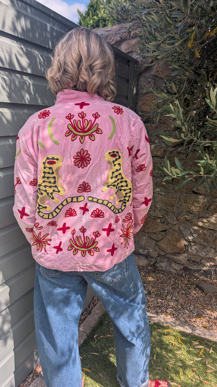 Embroidered Velvet Suzani Jacket | No. 067