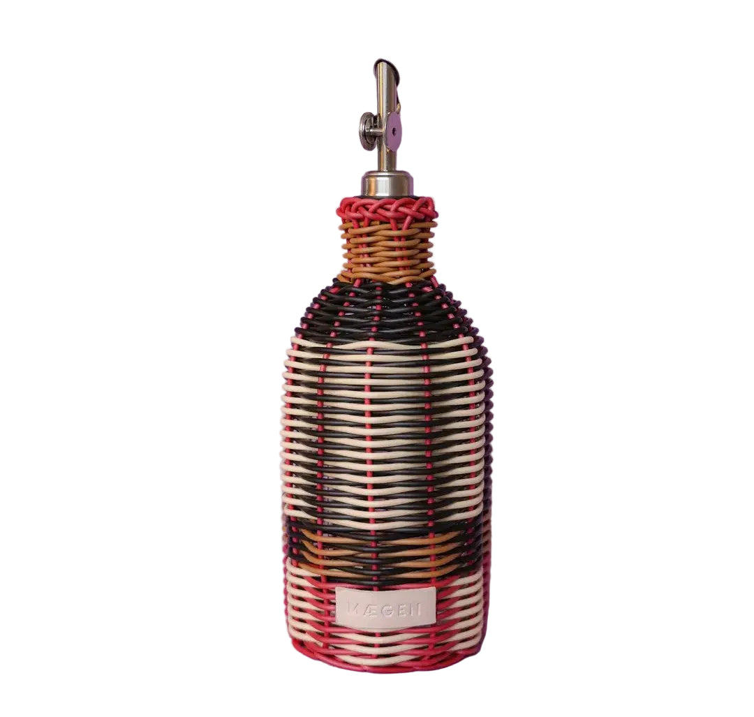 Black/Cream Woven Oil Pourer
