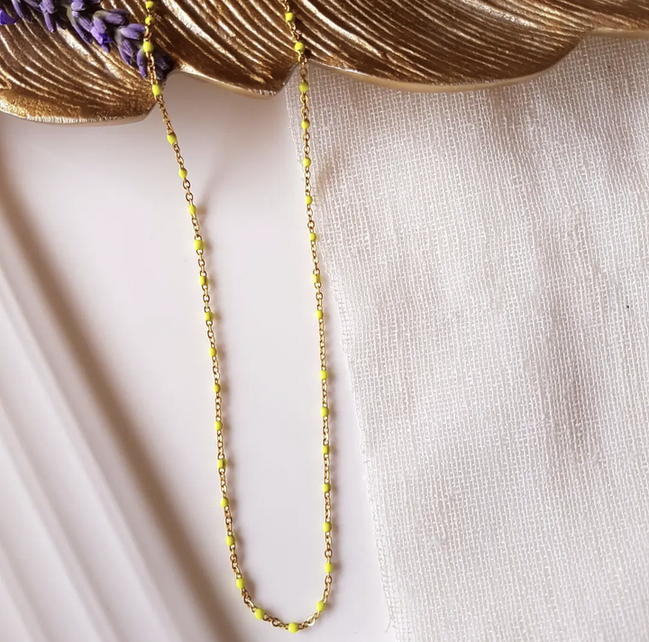 Yellow Julia Necklace