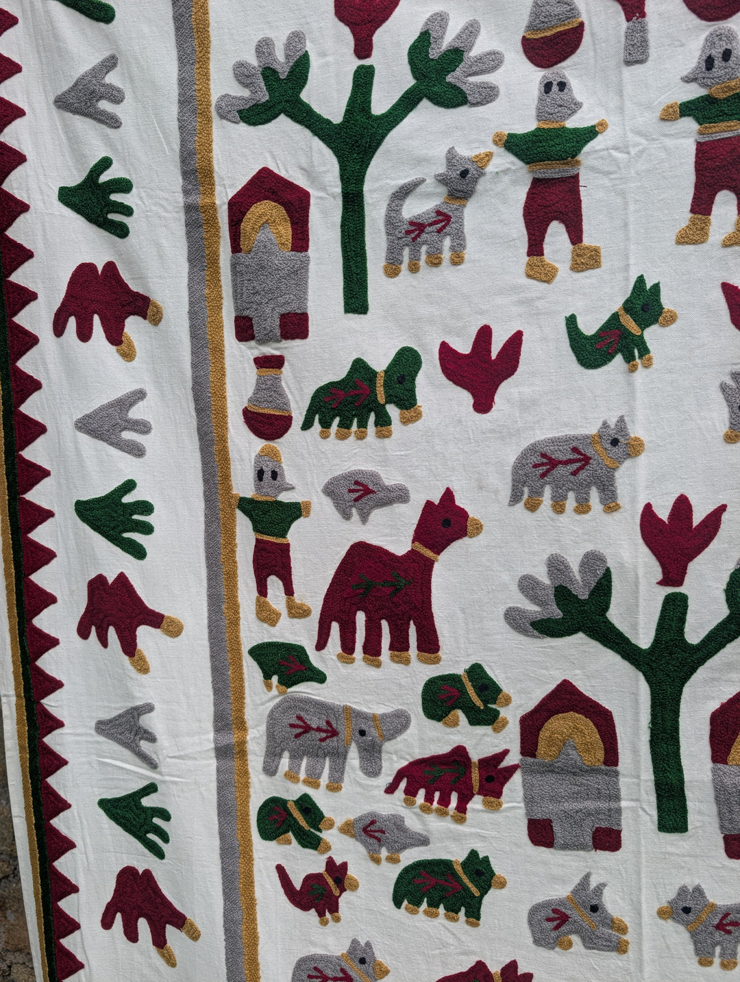 Suzani 026, Neon Camel-throw-LNH Edit