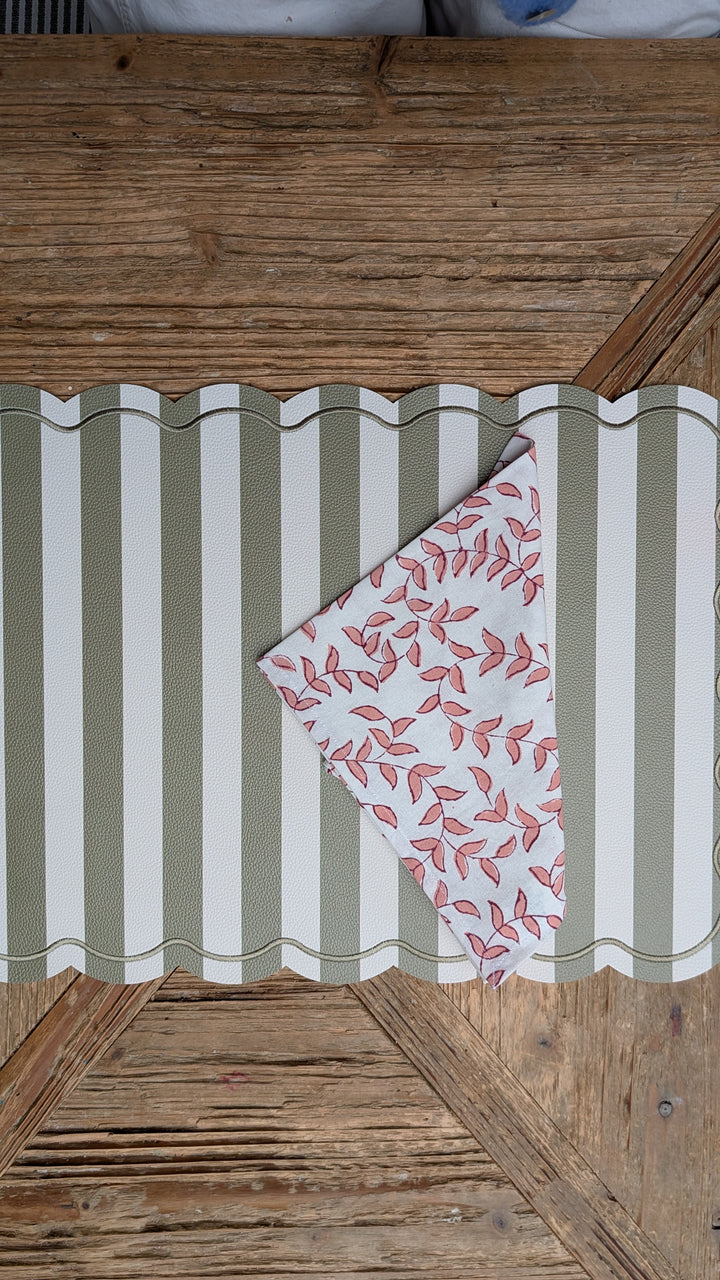 Roméo Dark Green placemat