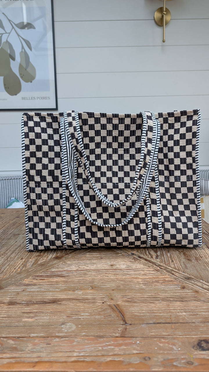 Checker Tote