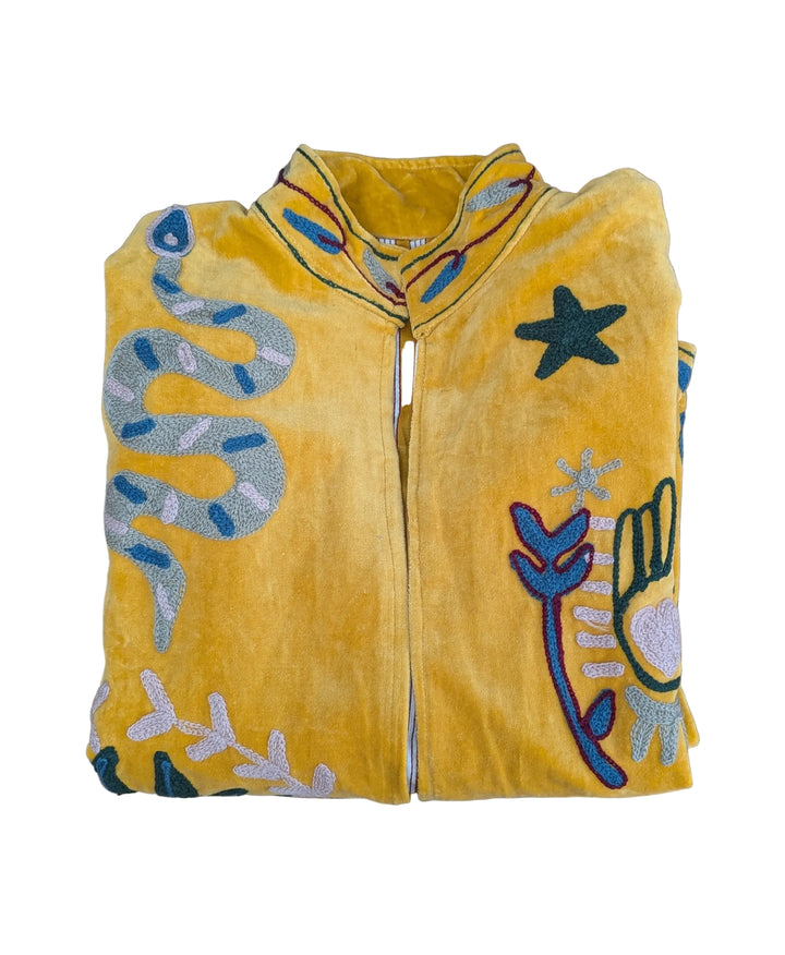 Embroidered Velvet Suzani Jacket | No. 059