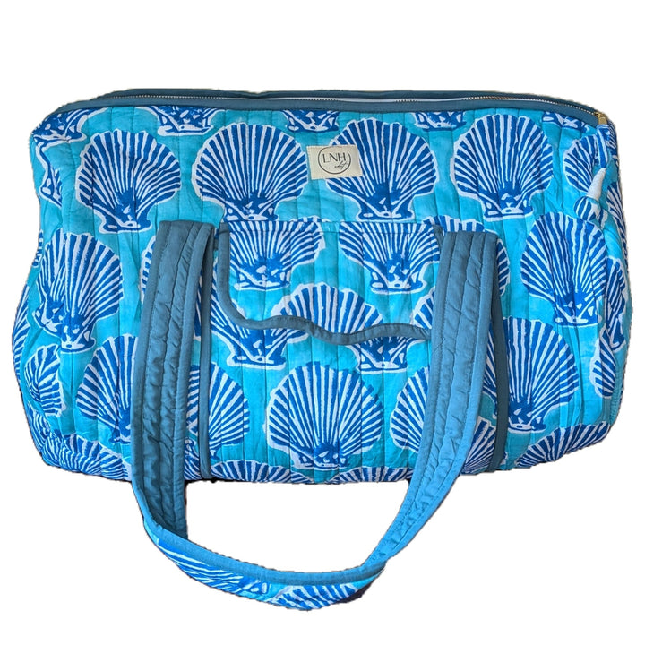 Blue Shell Large Duffle Bag