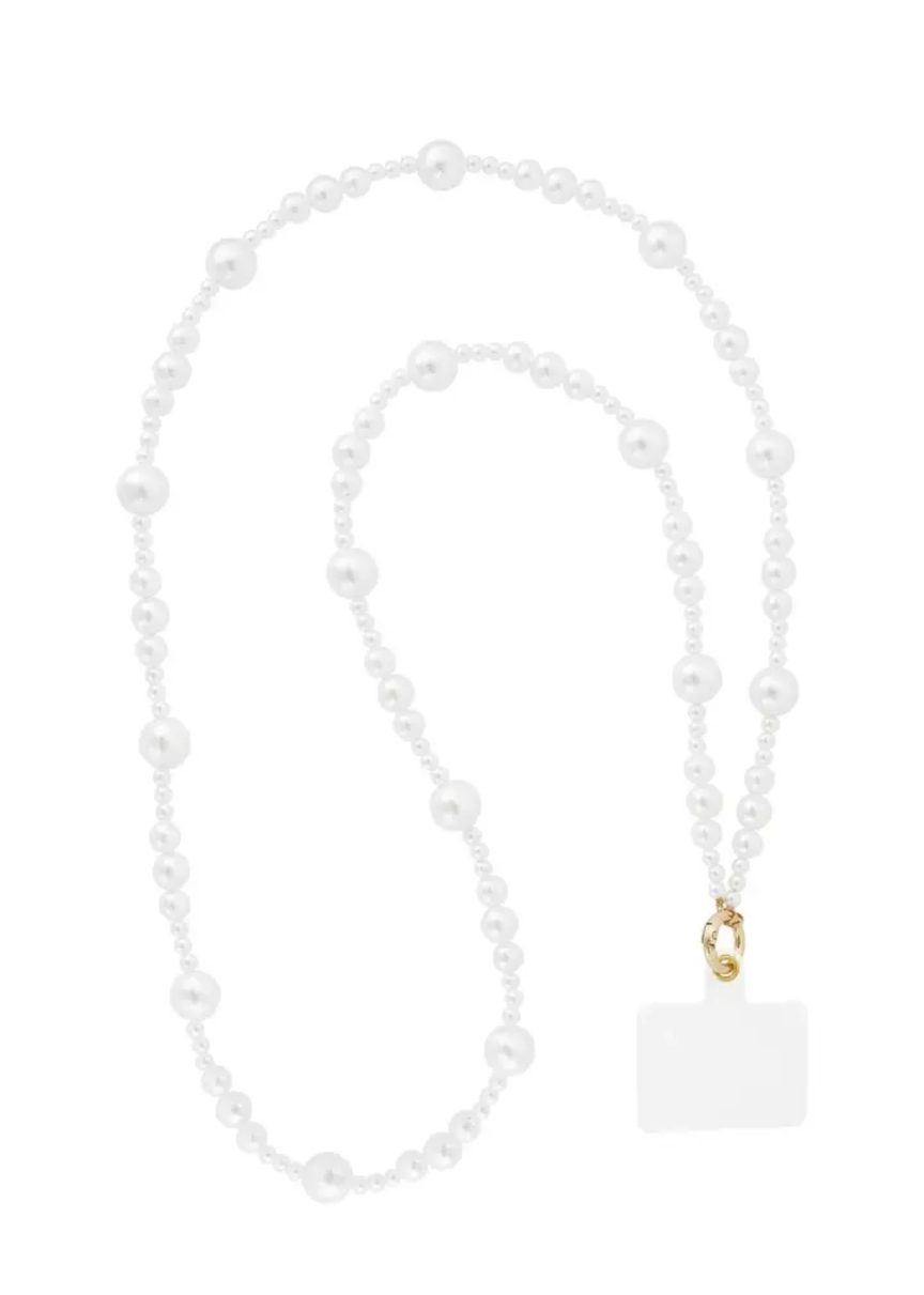 Long Pearl Phone Cord - Small &amp; Large Mix-Phone Chain-LNH Edit