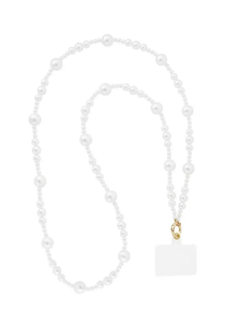 Long Pearl Phone Cord - Small &amp; Large Mix-Phone Chain-LNH Edit