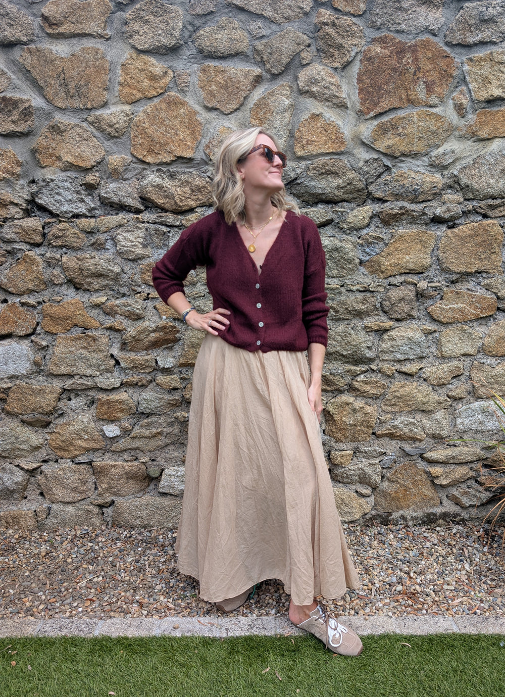 Maxi skirt Camel--LNH Edit
