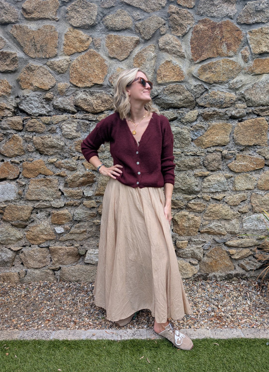 Maxi skirt Camel--LNH Edit