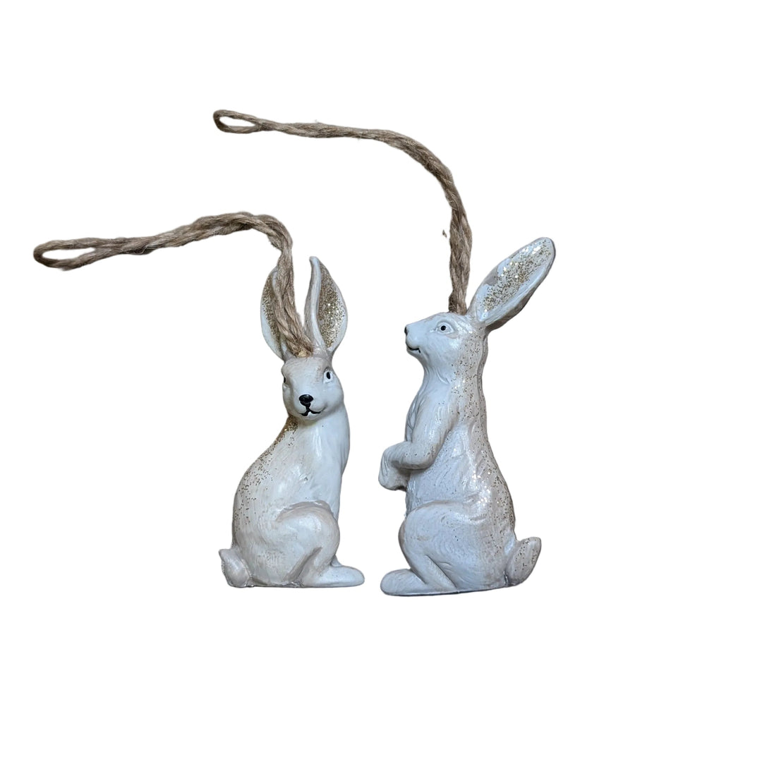 Hanging Rabbit , Set of 2-Figurine / Decoration-LNH Edit
