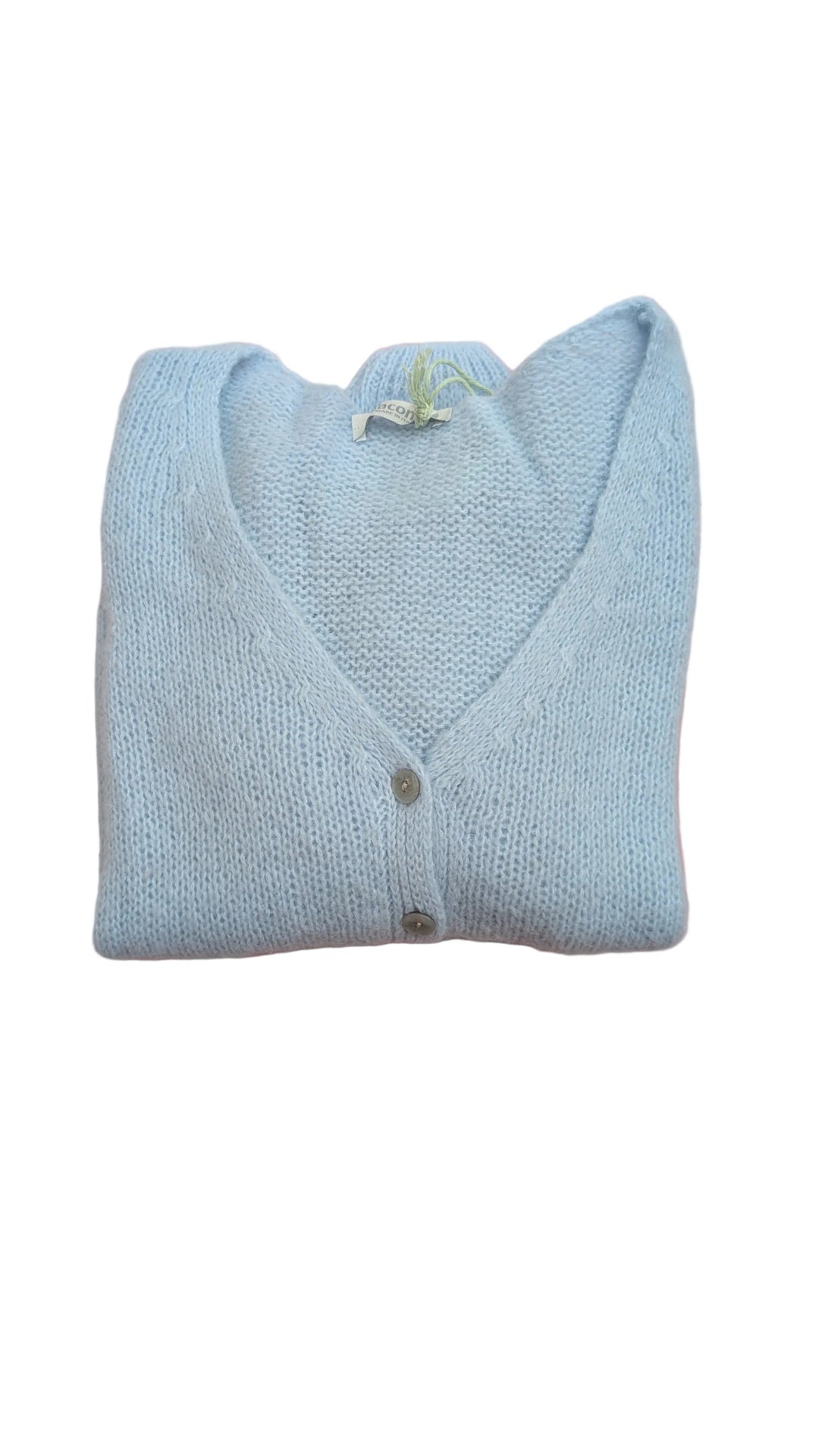 Mohair V Neck Knitted Cardigan