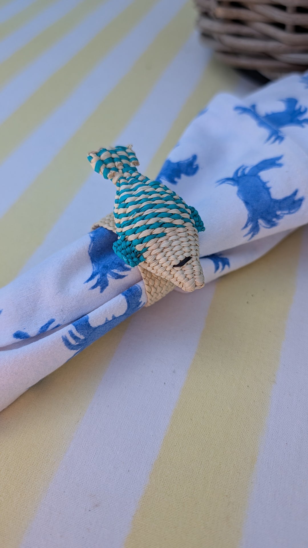 Striped Fish Napkin Ring