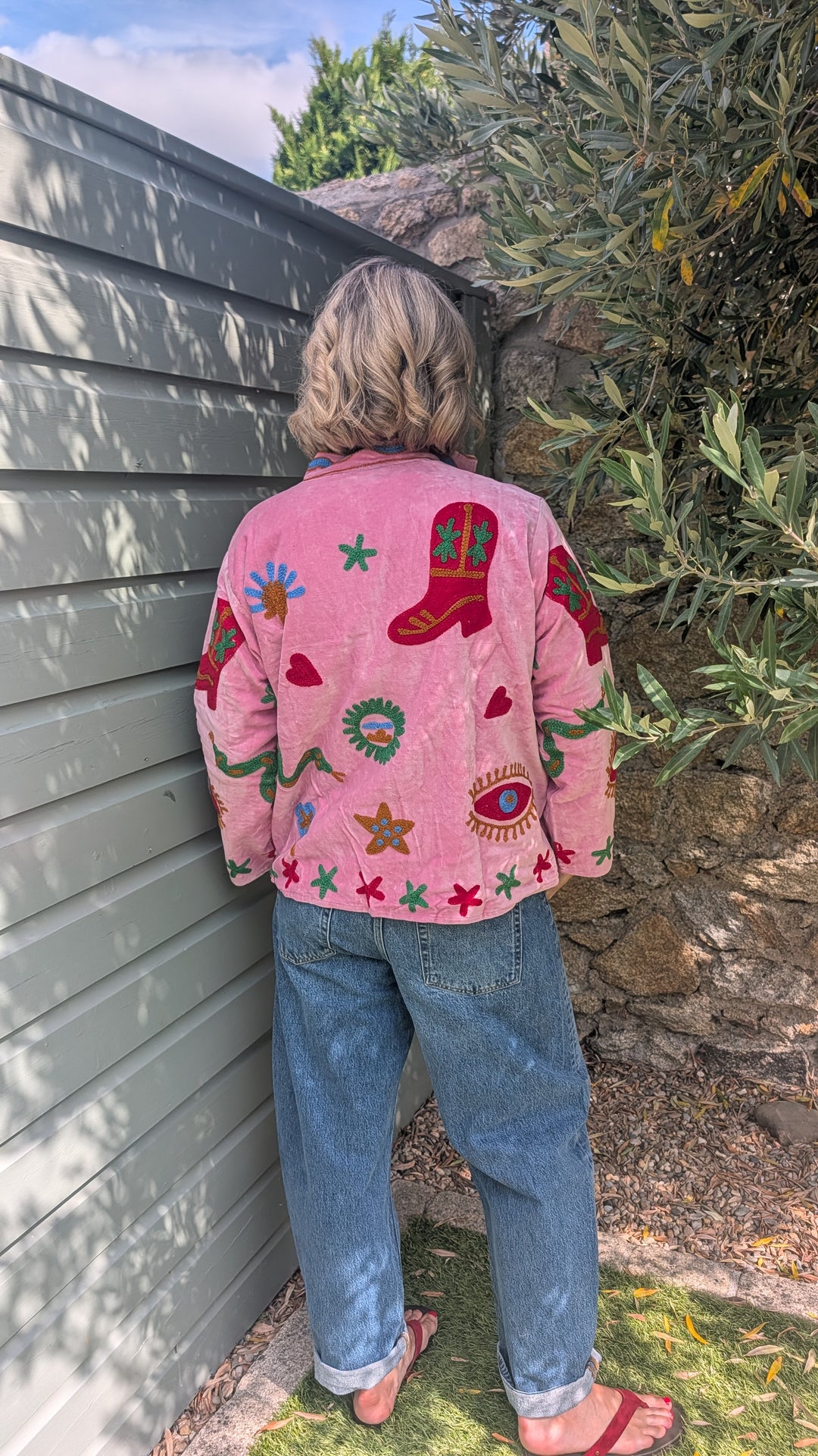 Embroidered Velvet Suzani Jacket | No. 069