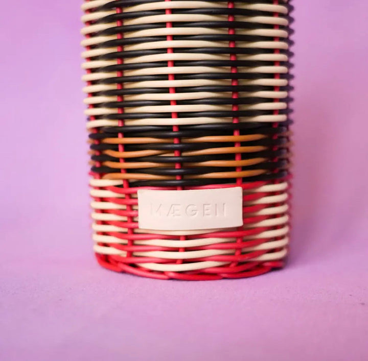 Black/Cream Woven Oil Pourer