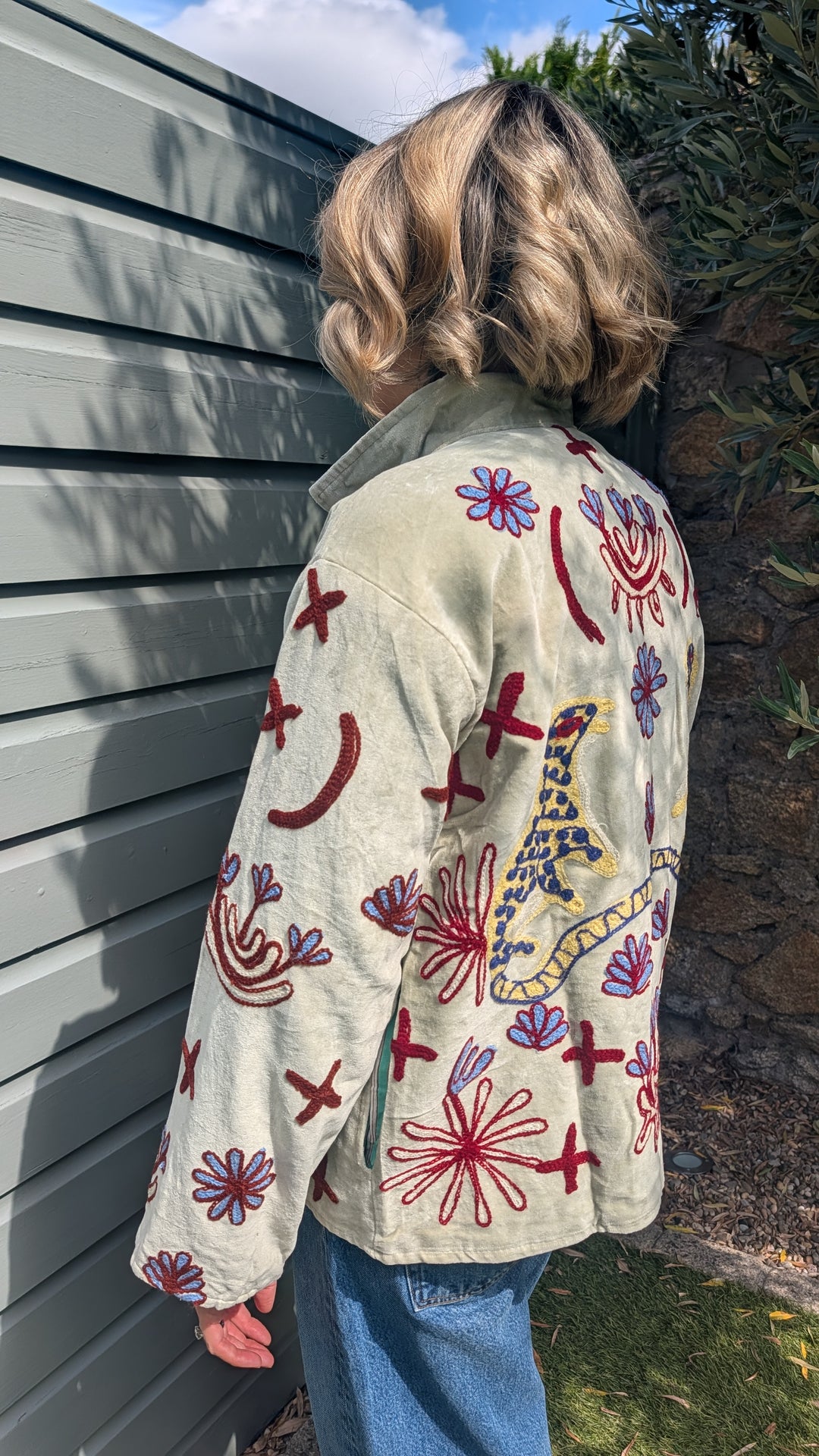 Embroidered Velvet Suzani Jacket | No. 073