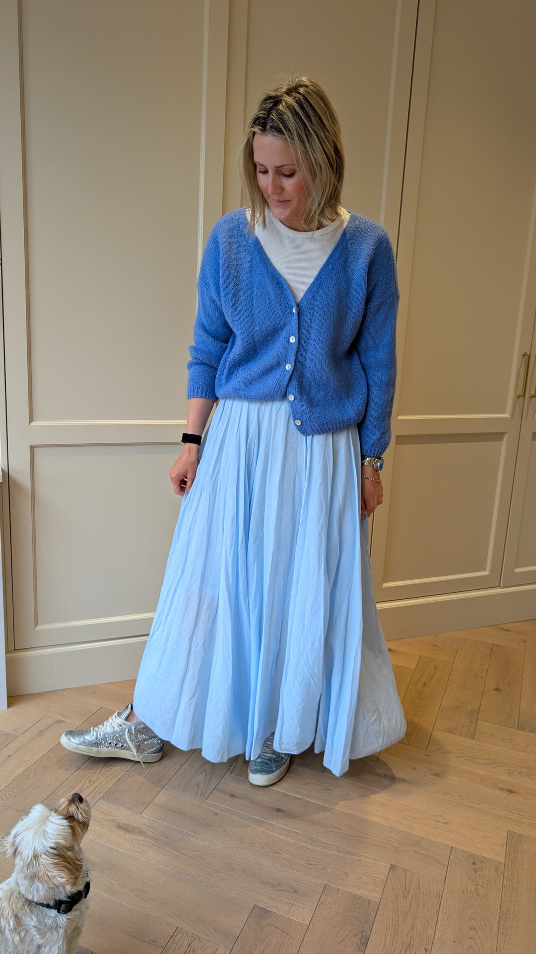 Maxi skirt Blue--LNH Edit