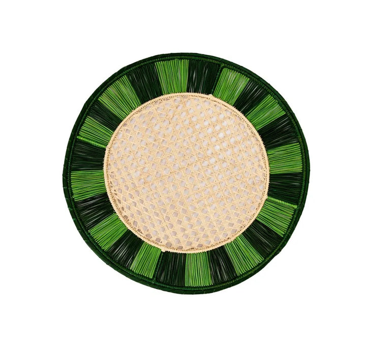 Twist placemat greeen