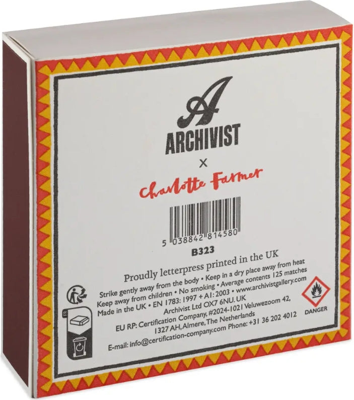 Charlotte Farmer  Elephant | Square - Safety Matches