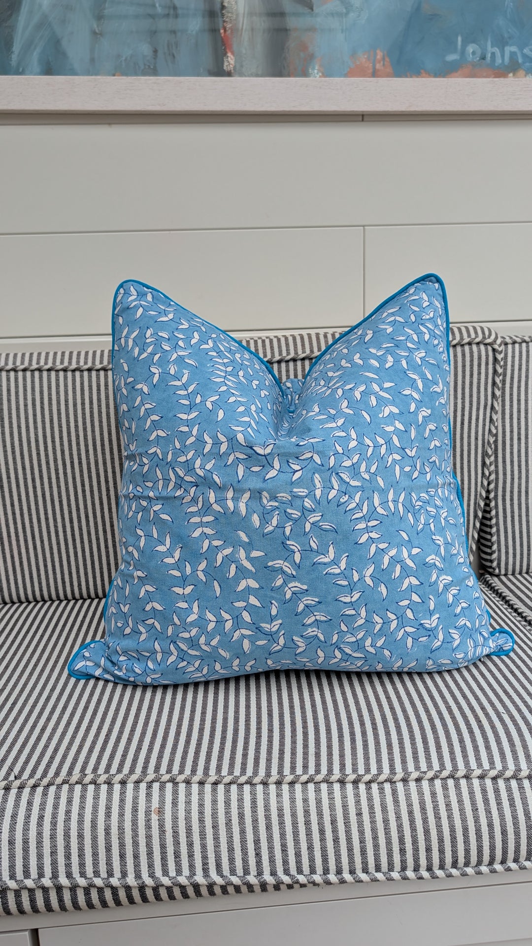 Tally Blue Cushion Cover