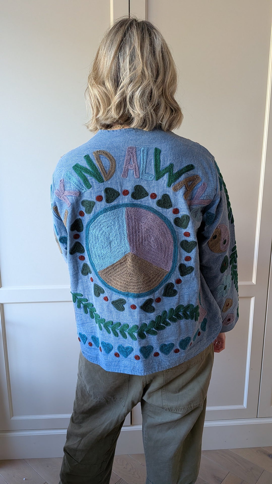 Be Kind Embroidered Jacket