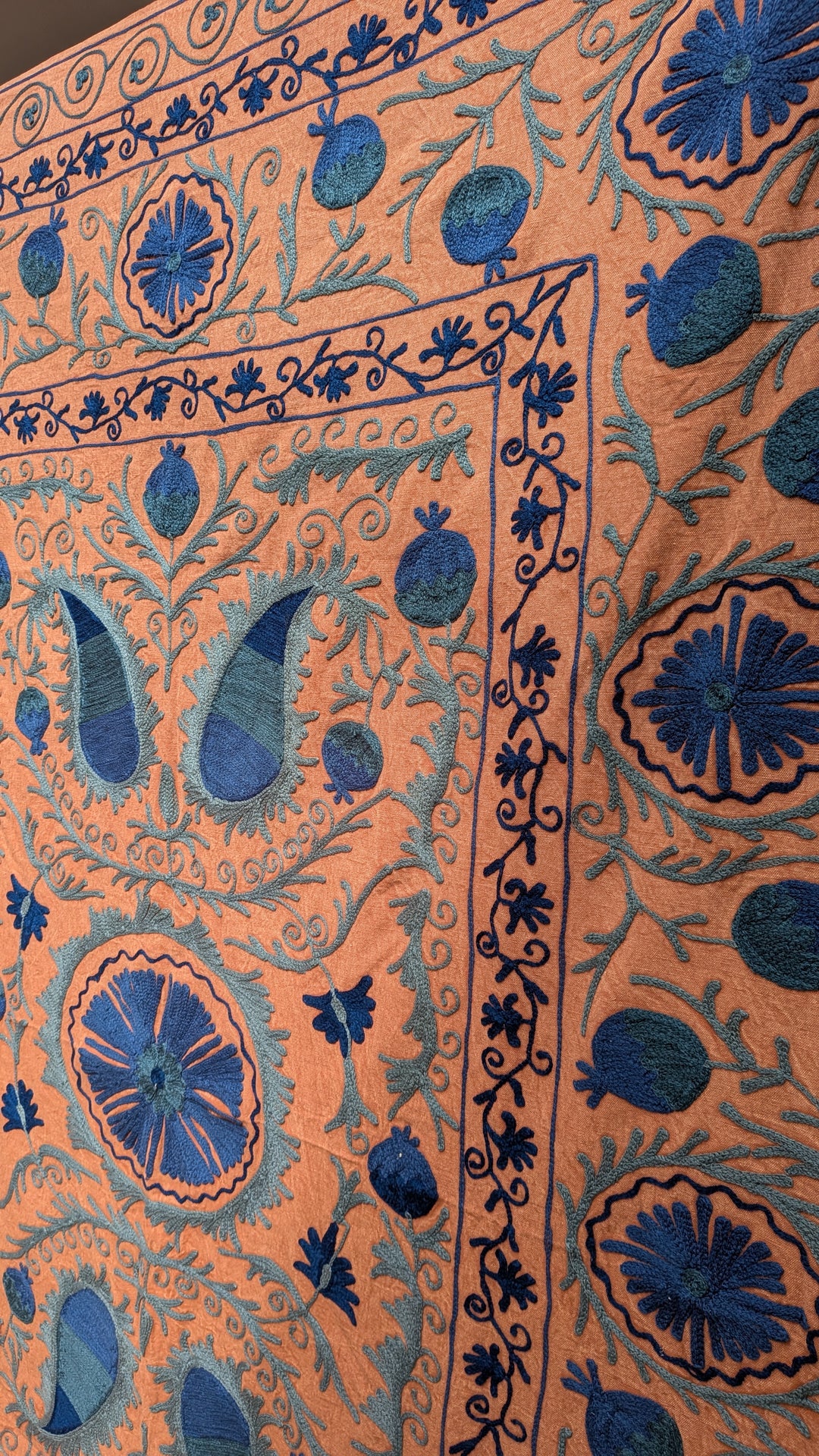 Suzani 065, Orange Glow
